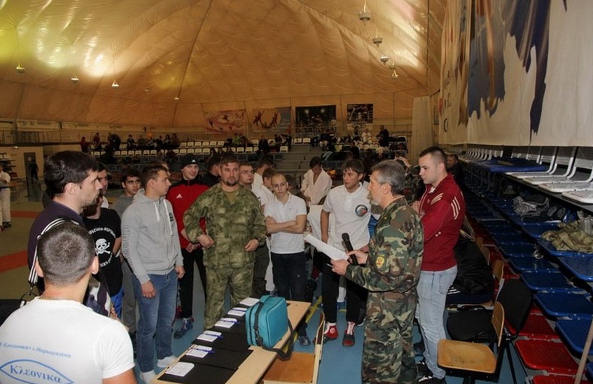 Воспитанники саровского казачьего кадетского класса приняли участие в открытом первенстве по армейскому рукопашному бою