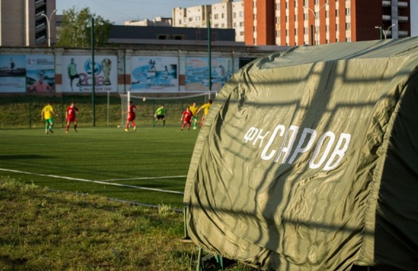 Саровчане провели очередные игры чемпионата области по футболу