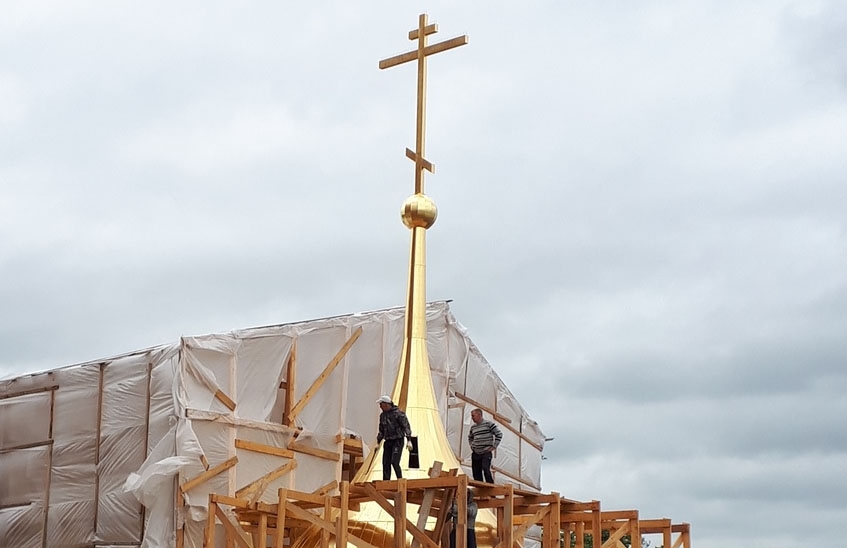 Успенский собор украсят купола и кресты
