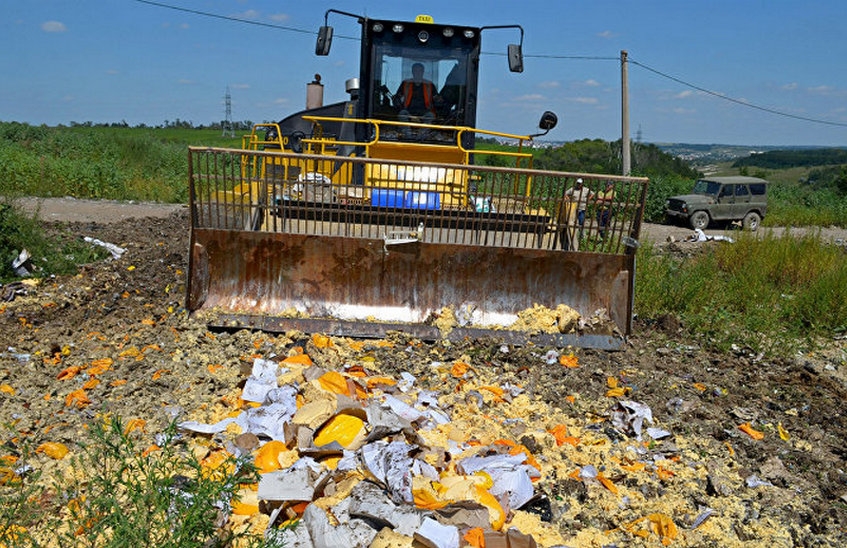 Россельхознадзор за три года уничтожил более 26 000 тонн еды