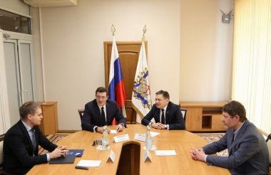 Губернатор Глеб Никитин встретился с главой Росатома Алексеем Лихачевым