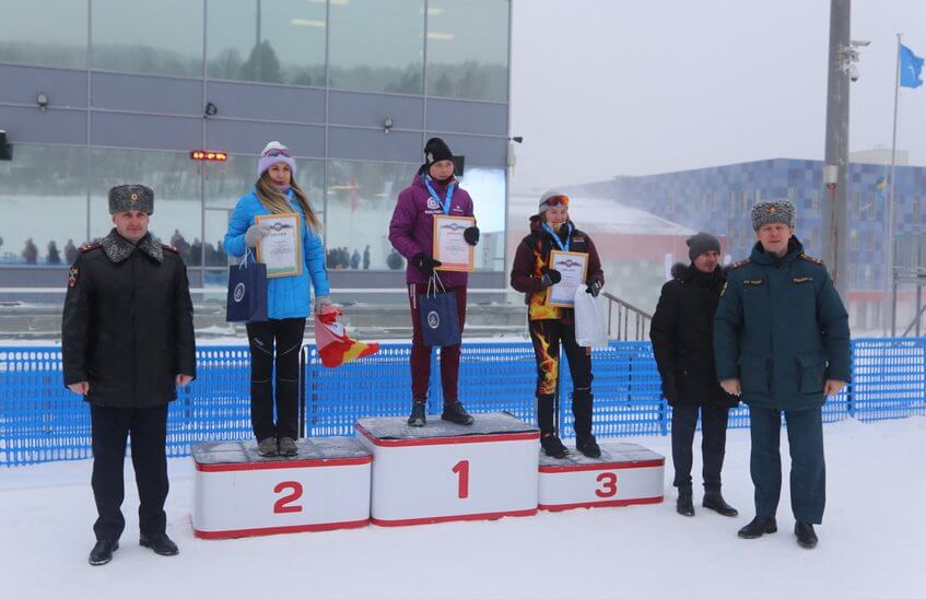 Мария Козекаева выиграла золото в соревнованиях МЧС России