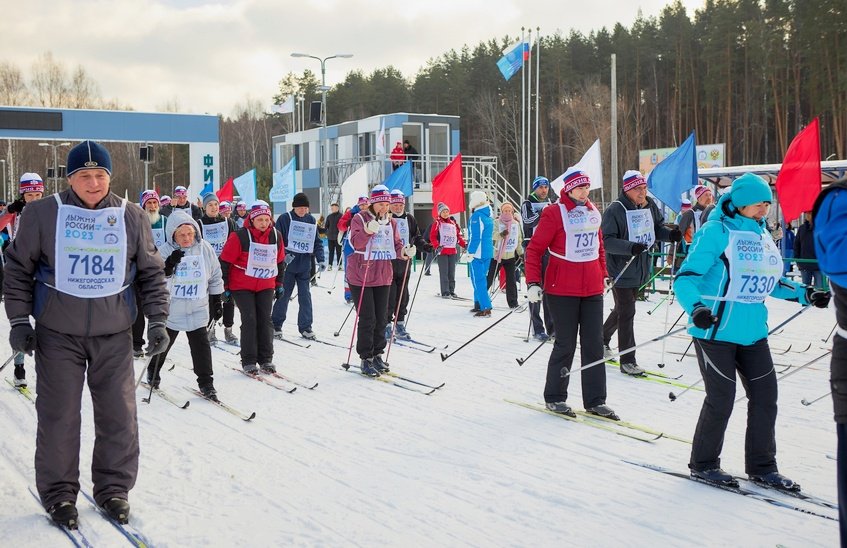 2 тысячи саровчан приняли участие в «Лыжне России»