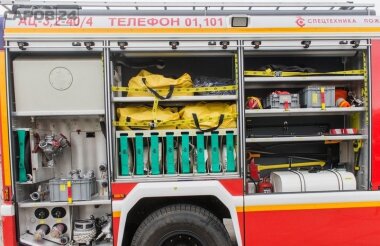 Пожар на посту видеонаблюдения произошел на Московской, 12