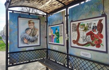 Остановочные павильоны обновили ко Дню Победы