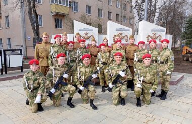 Ученики школы № 20 выиграли смотр-конкурс почетных караулов