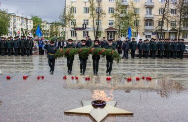 Церемония зажжения Вечного огня прошла в Сарове (ВИДЕО)