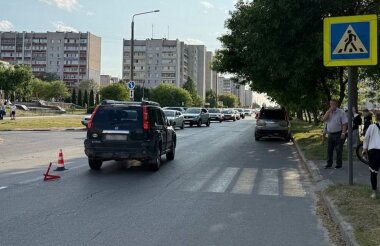 «Ниссан» наехал на пешехода на улице Курчатова