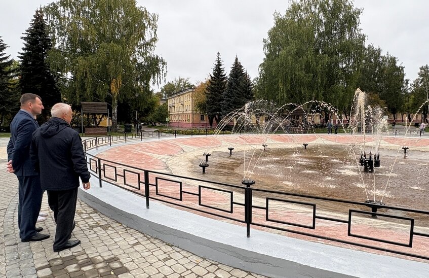 Фонтан на проспекте Мира заработал