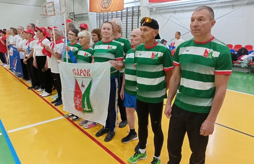 Саровские ветераны успешно выступили в финале регионального этапа Спартакиады пенсионеров России