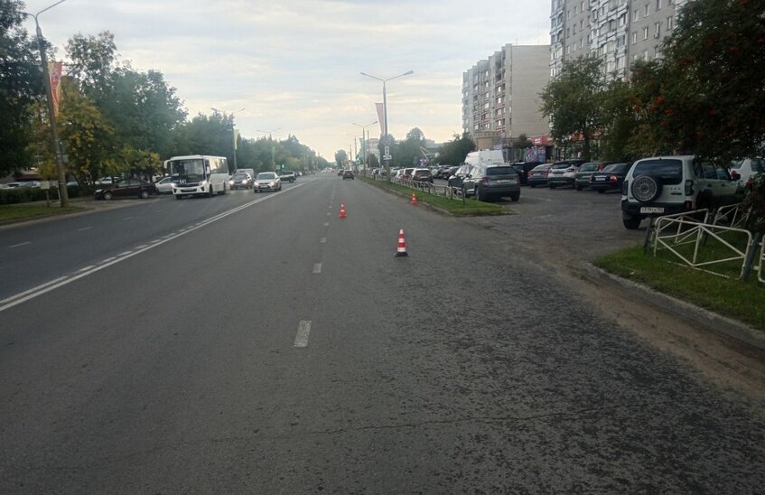 Юный саровчанин на питбайке попал в ДТП на Московской