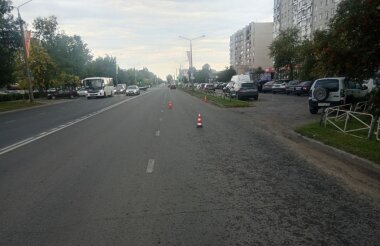 Юный саровчанин на питбайке попал в ДТП на Московской