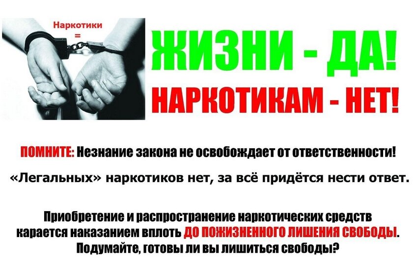 Антинаркотическая акция «Сообщи, где торгуют смертью» пройдёт в Сарове