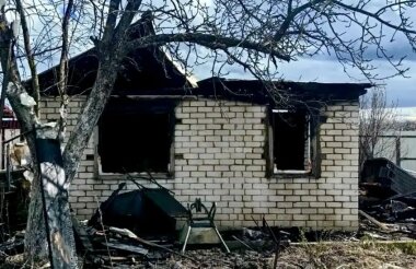 Садовый дом сгорел в Сарове 1 мая