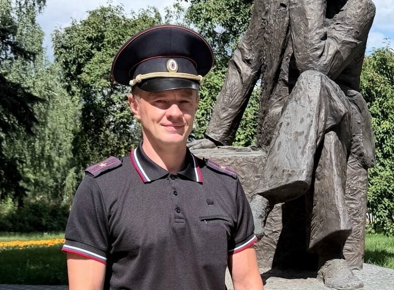 Алексей Мухин представляет Саров на конкурсе «Народный участковый»