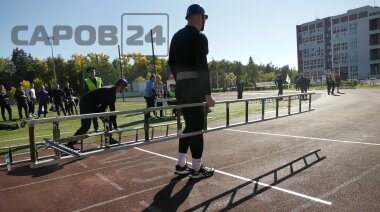 В Сарове определили сильнейших в пожарно-спасательном спорте